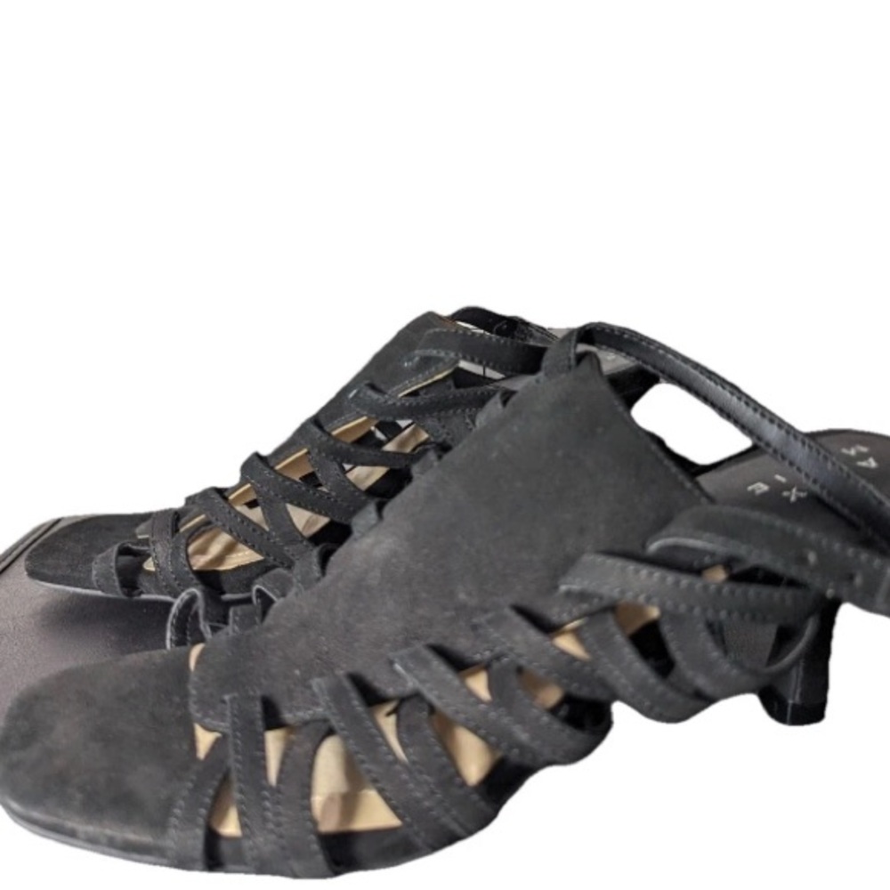 NEW Size 6M Womens Alex Marie Kat Heeled Ankle Strap Sandals Black